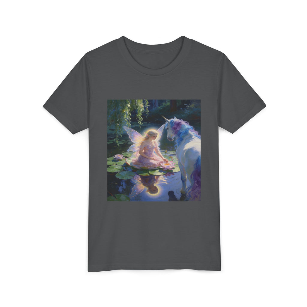 Youth Tee — Fairy and Unicorn Magic Print
