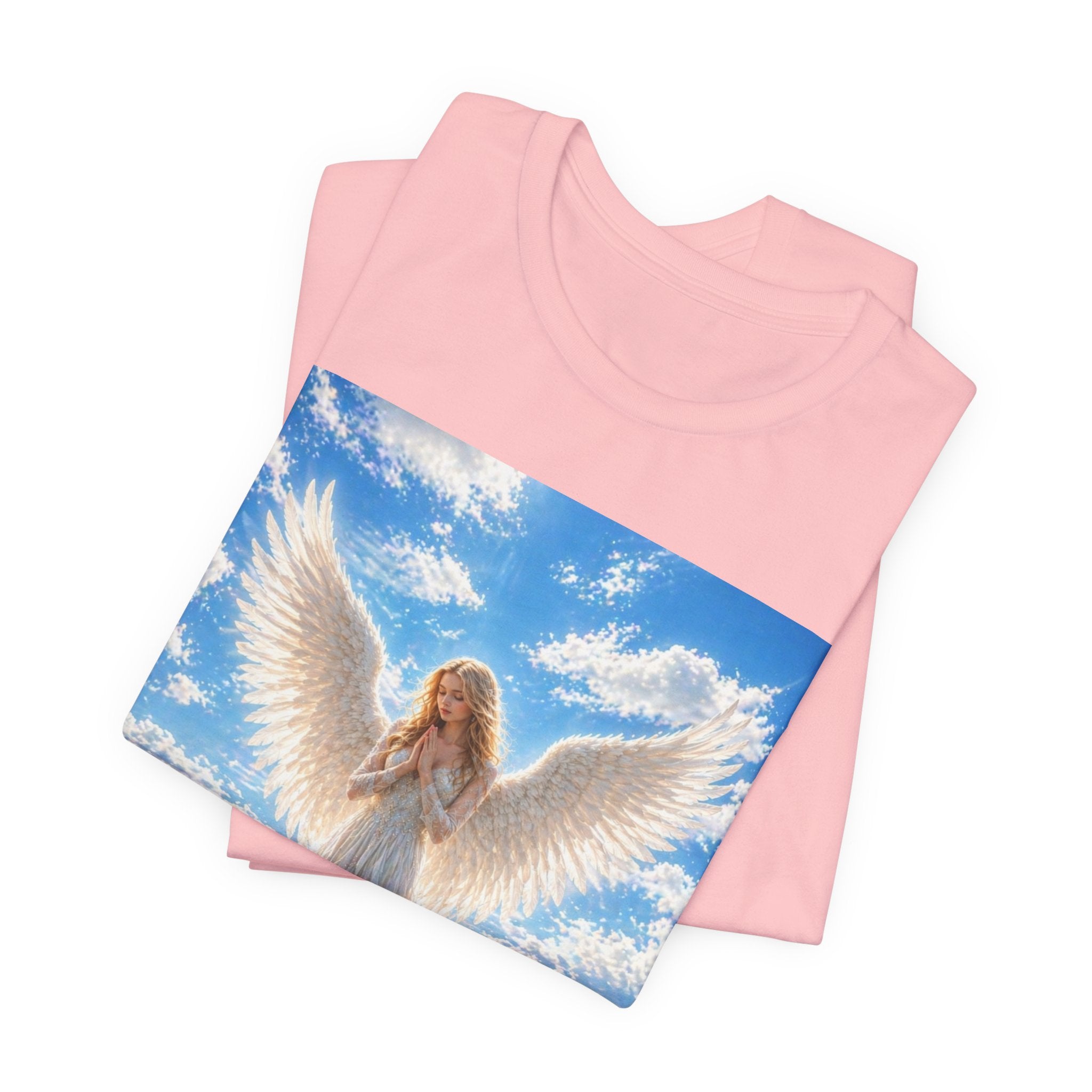 Angel Wings T-Shirt — Serene Guardian Angel Graphic Tee