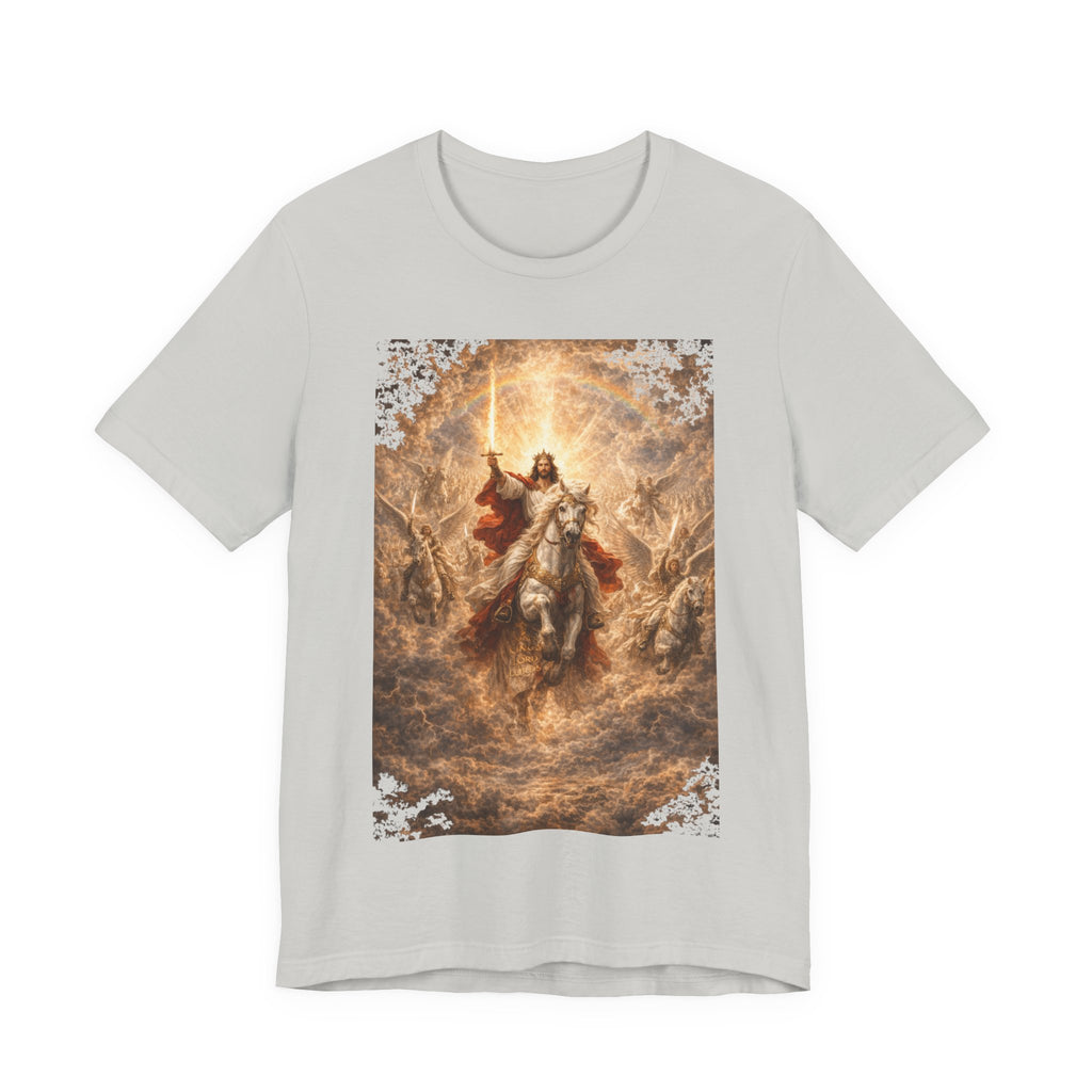 Revelation 19:11-21 Christian Jesus on White Horse T‑Shirt — Resurrection / Second Coming Graphic Tee Revelation