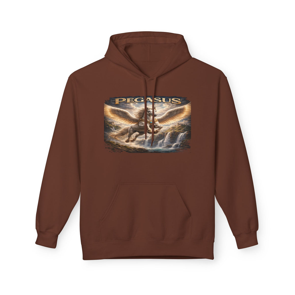 Pegasus Mythical Horse Hoodie — Vintage Winged Steed Graphic Sweatshirt