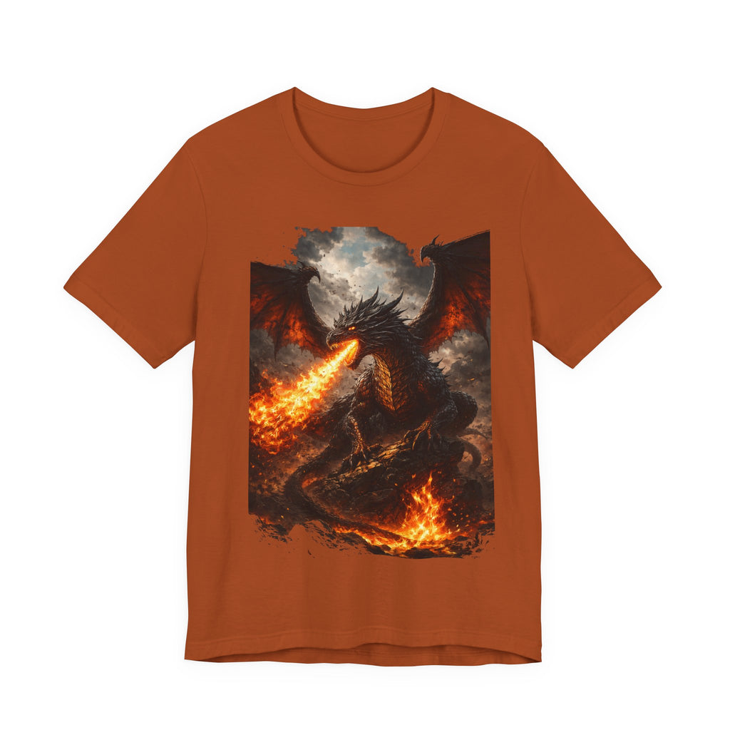 Dragon Fire T‑Shirt — Fiery Fantasy Graphic Tee