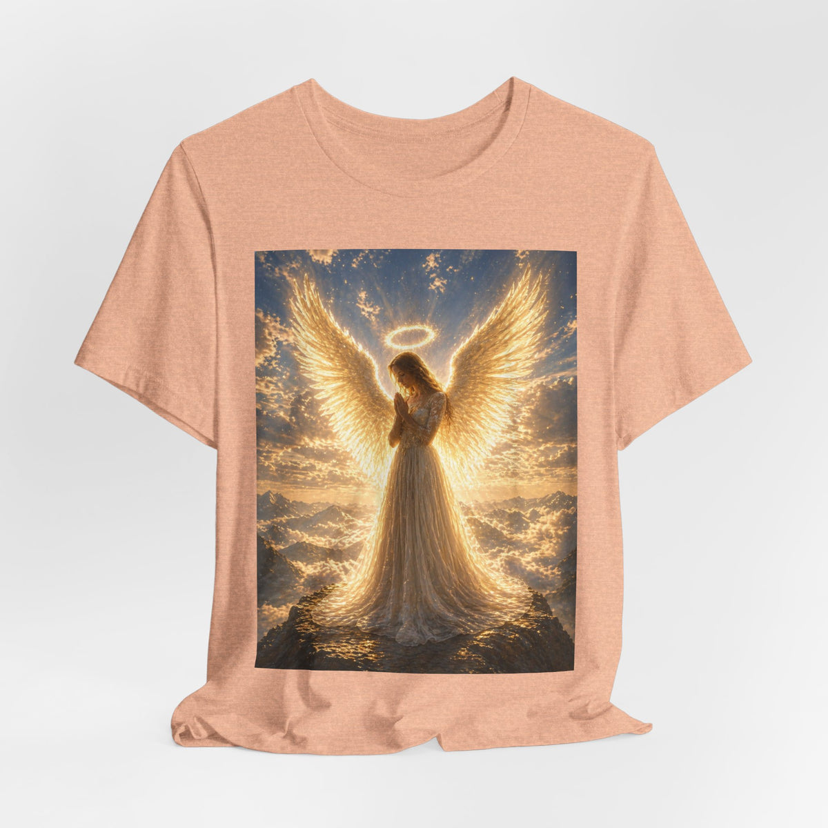 Angle praying Unisex Jersey Short Sleeve Tee