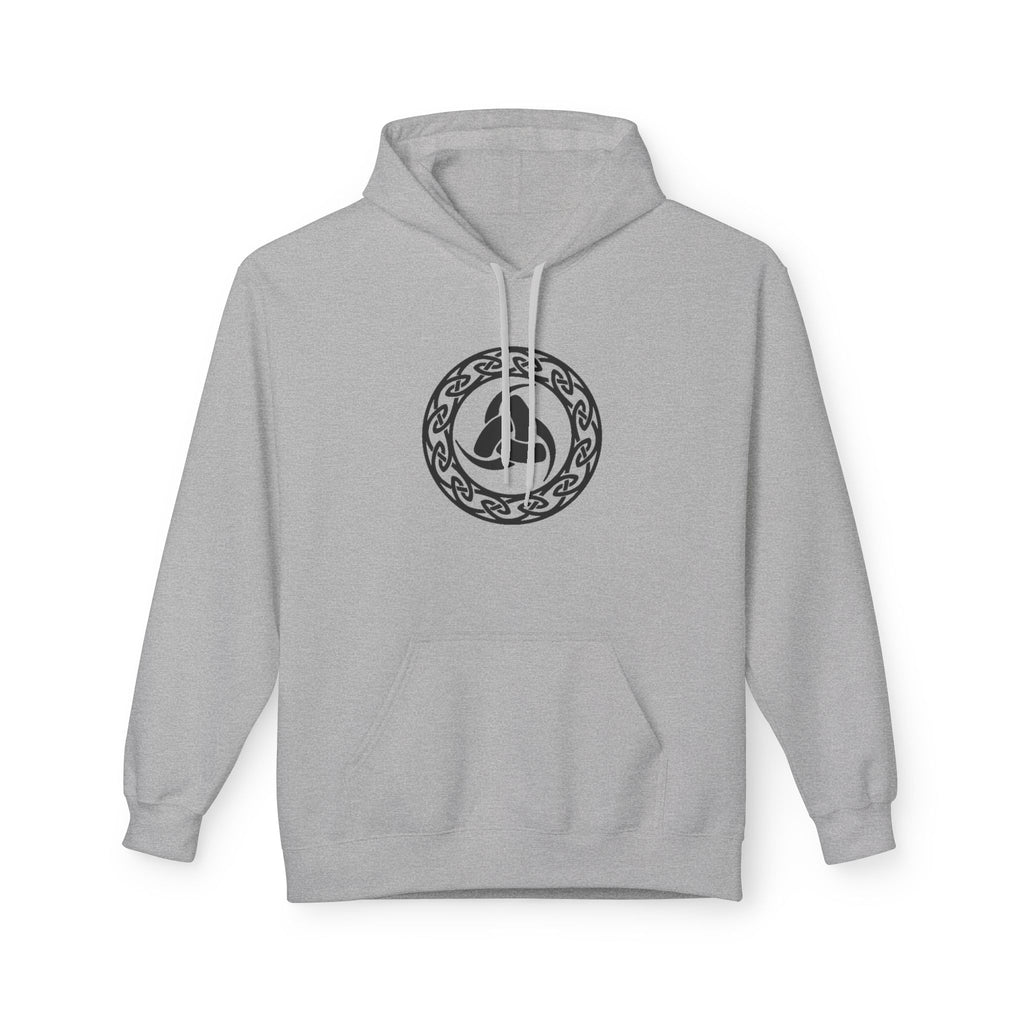 Viking Helm Knot Hoodie — Norse Valknut Symbol -The Triple Horn of Odin – The Horn Triskelion