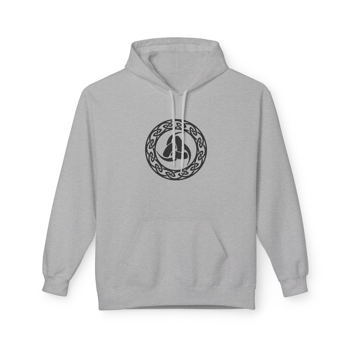 Viking Helm Knot Hoodie — Norse Valknut Symbol -The Triple Horn of Odin – The Horn Triskelion