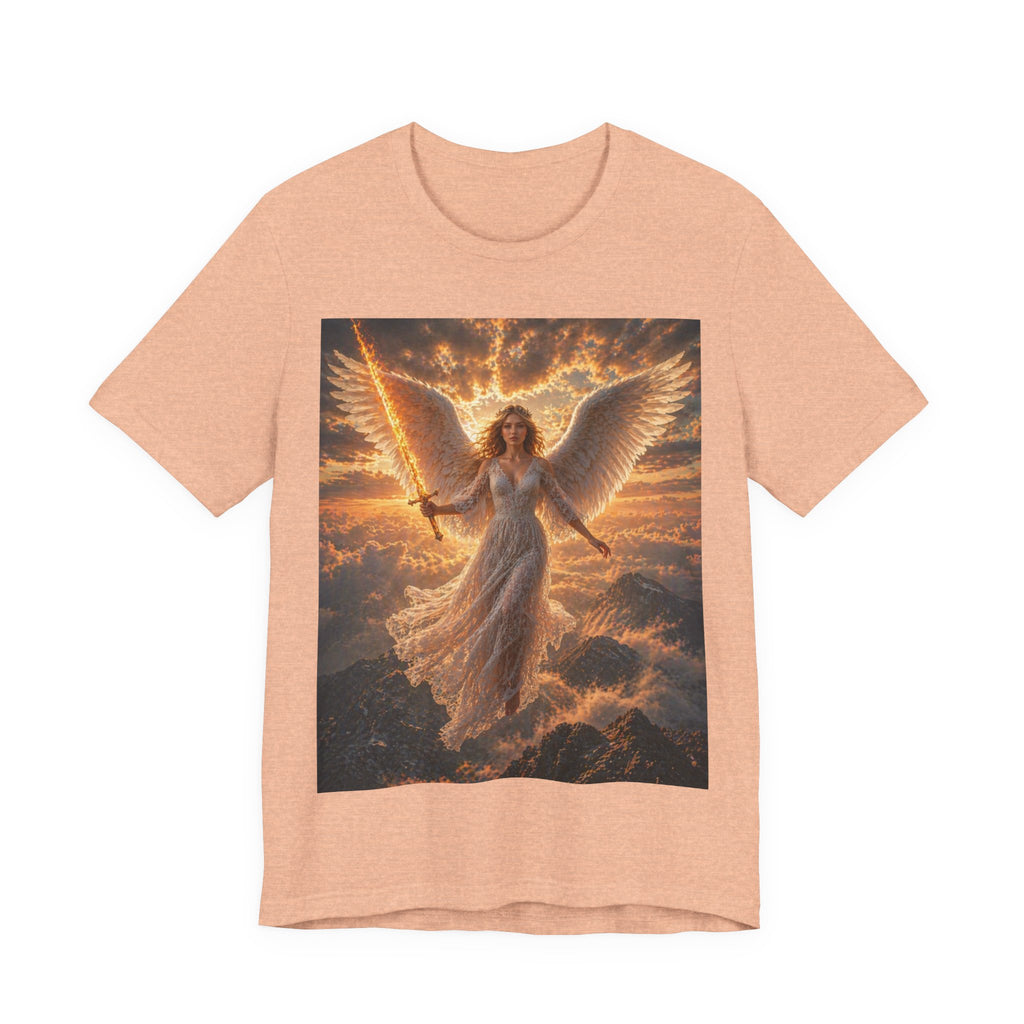 Angel Warrior Tee — Radiant Guardian Wings Graphic T-Shirt