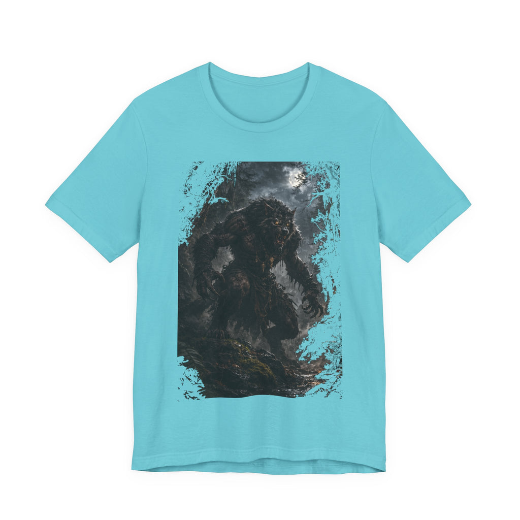 Were wolf in Dark Forest -A Mythocal Monster from the past! Graphic Tee