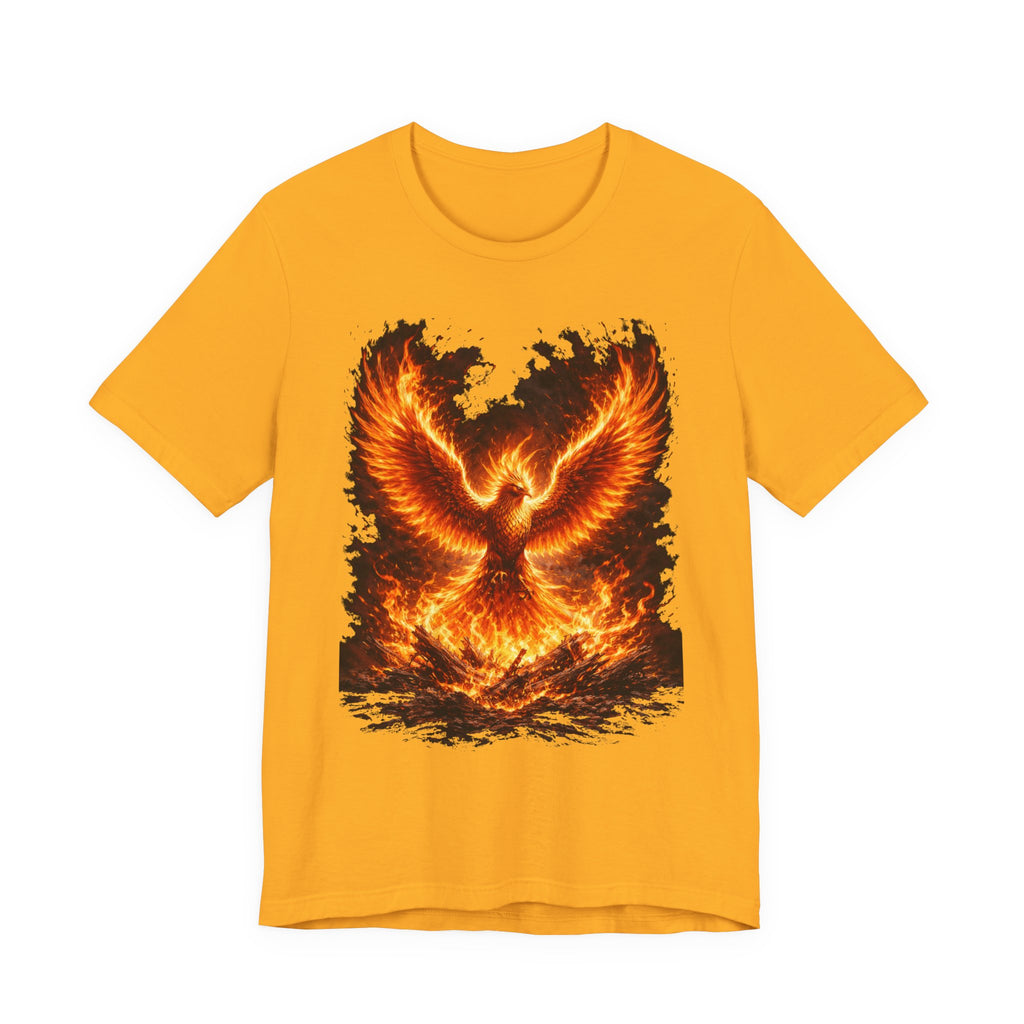 Phoenix Fire Graphic Tee — Rising Flame Mythical Bird T-Shirt