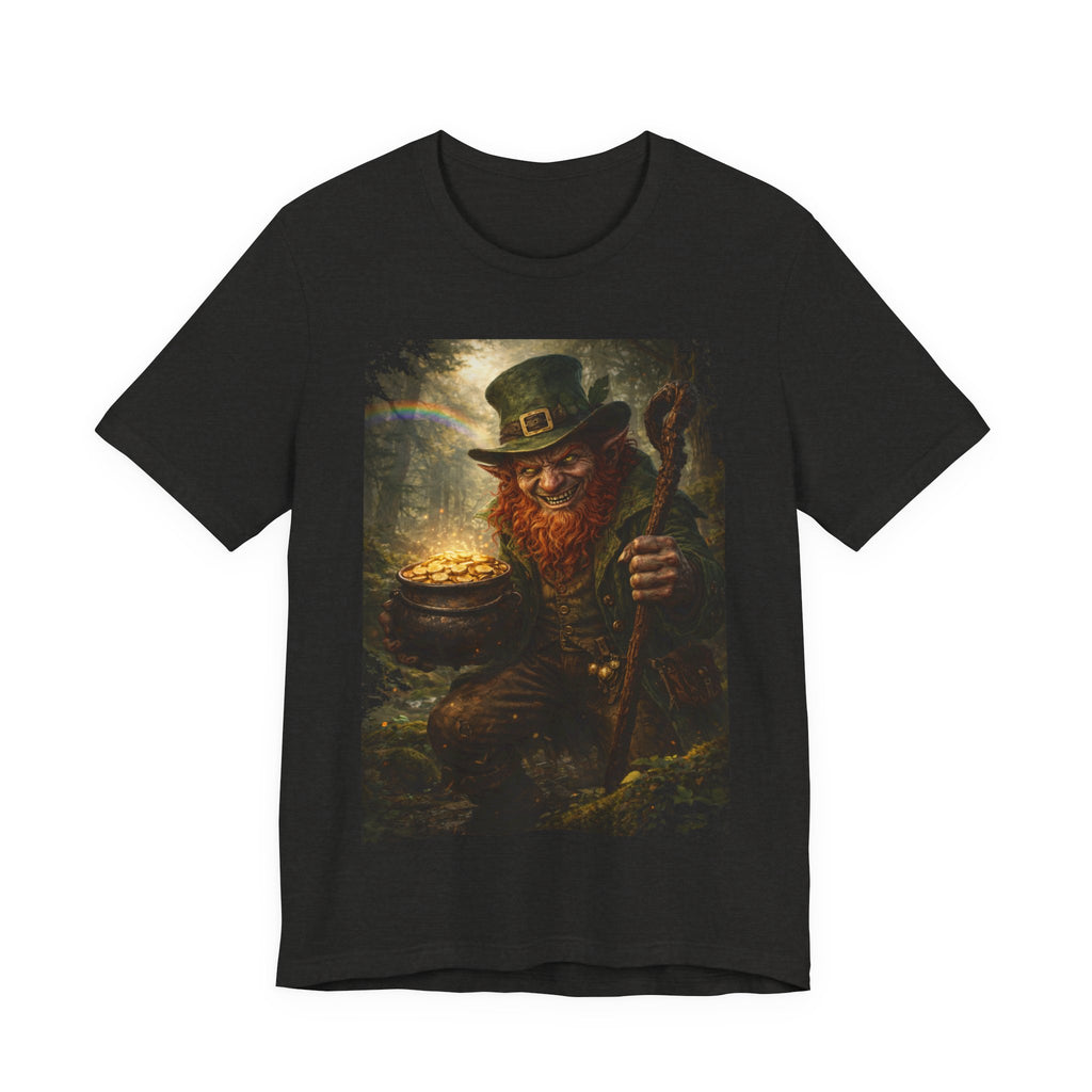 Leprechaun Gold Pot T‑Shirt — Vintage St. Patrick’s Day Lucky Charm Tee
