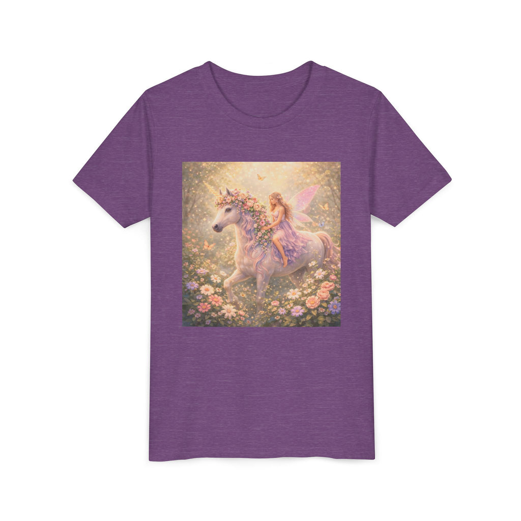 Youth Tee — Magical Unicorn Fairy Ride Kids T‑Shirt