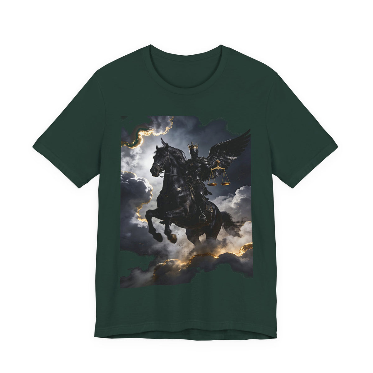 The black horse from Revelation 6:5-6 One of four T-shirt