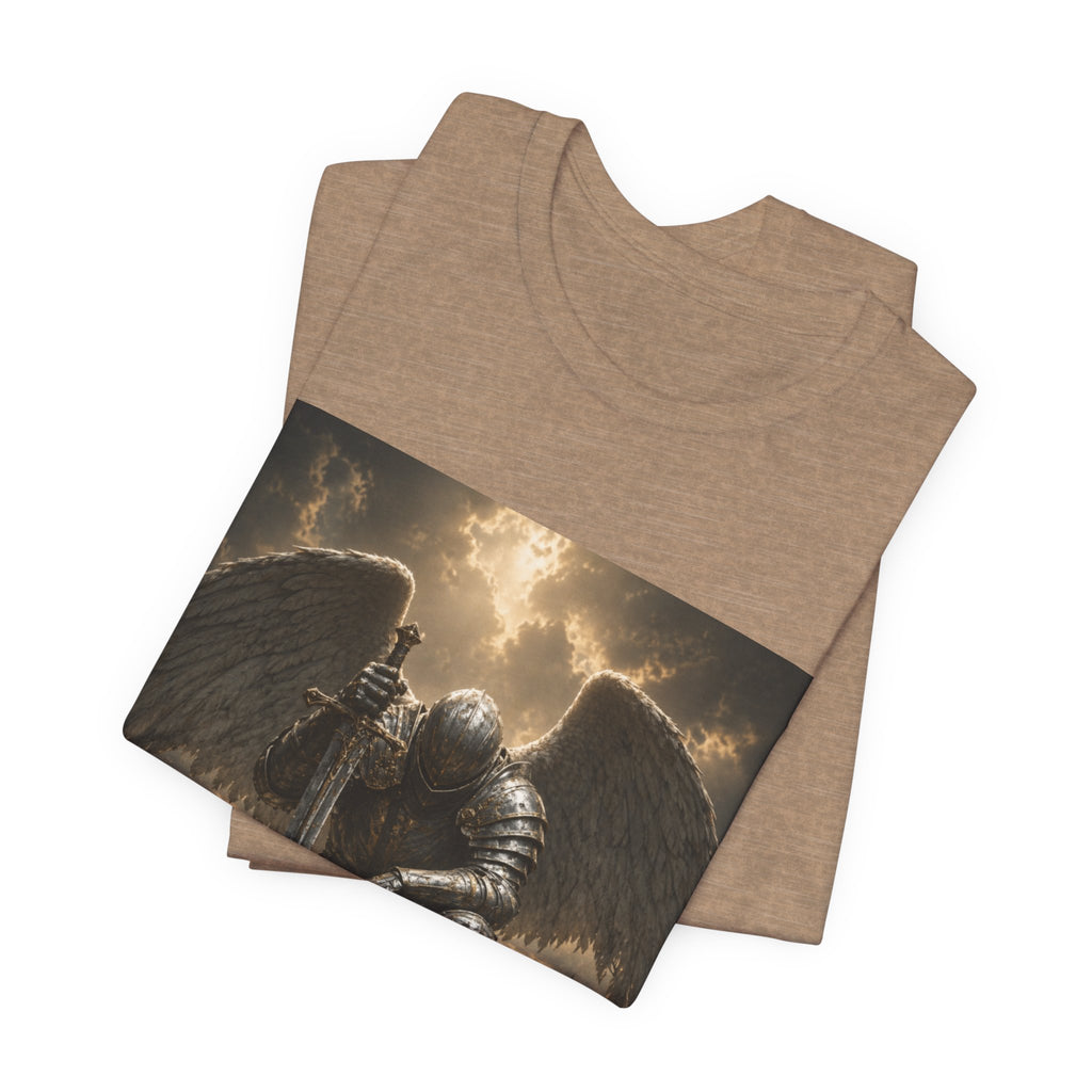 Angel Knight T-Shirt — Gothic Dark  Armor Tee