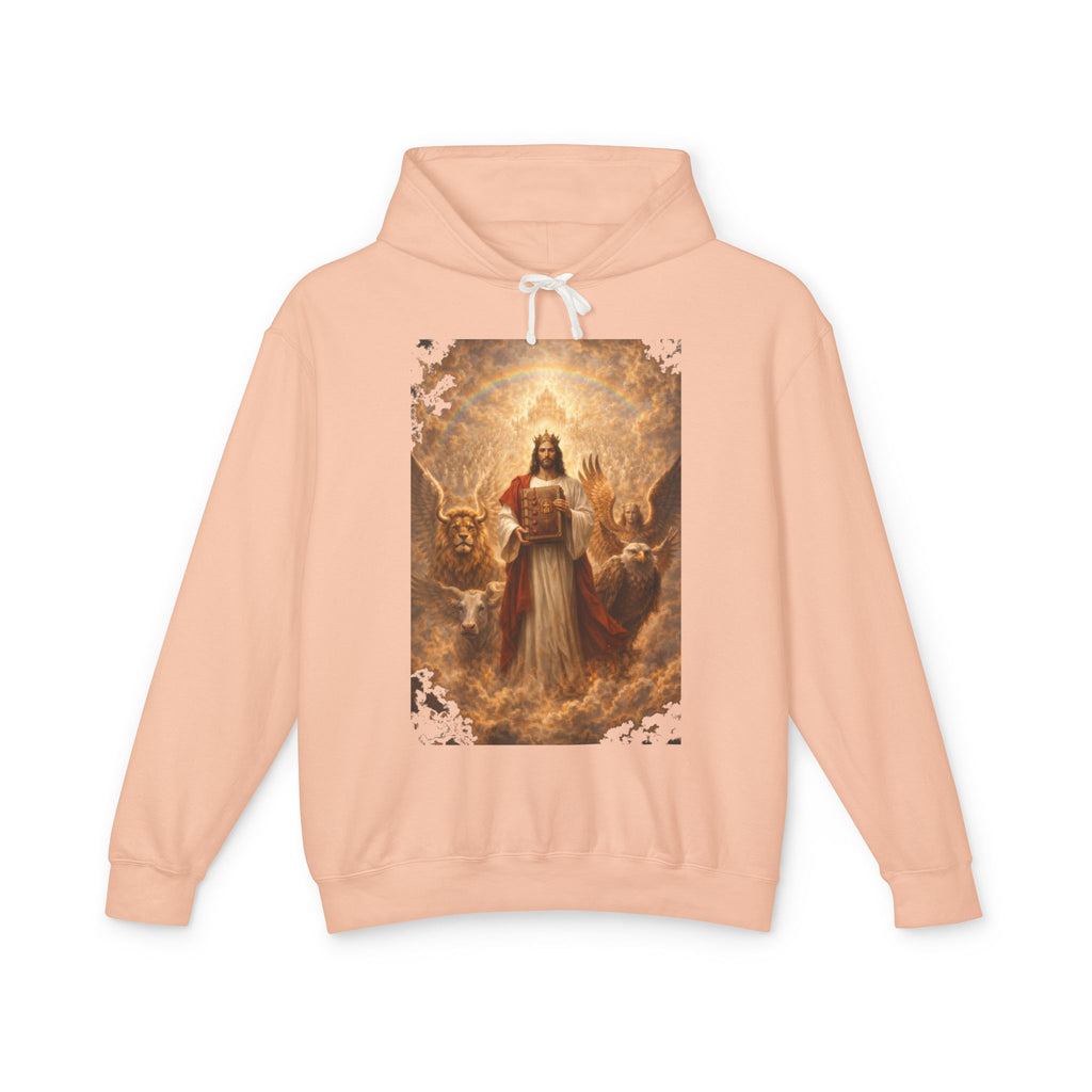 Revelation 5-10 Jesus Christ Illustration Hoodie — Religious Faith Graphic Hoodie