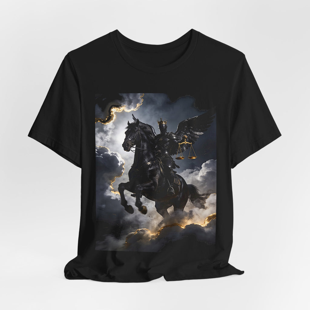 The black horse from Revelation 6:5-6 One of four T-shirt