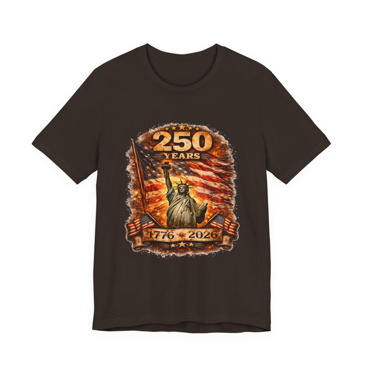 250 Years Statue of Liberty Tee — 1776–2026 Patriotic Anniversary Shirt