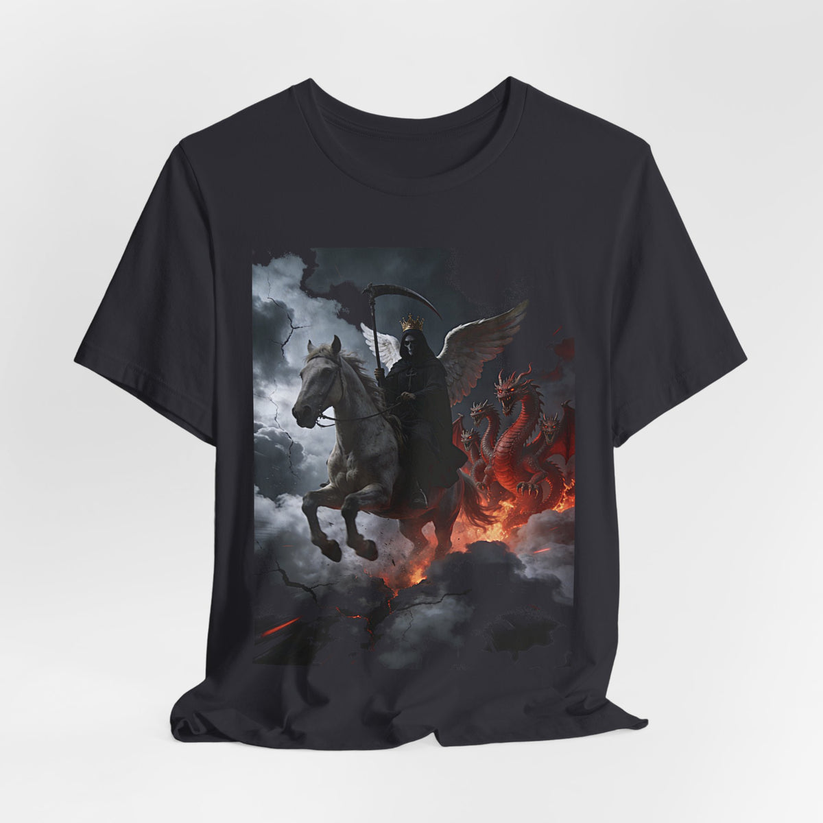 The Pale horse from Revelation 6:7-8-End of Times- Graphic T-Shirt