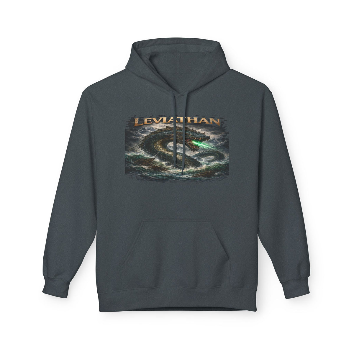 Leviarhan Hoodie — Coastal Wave Graphic Pullover