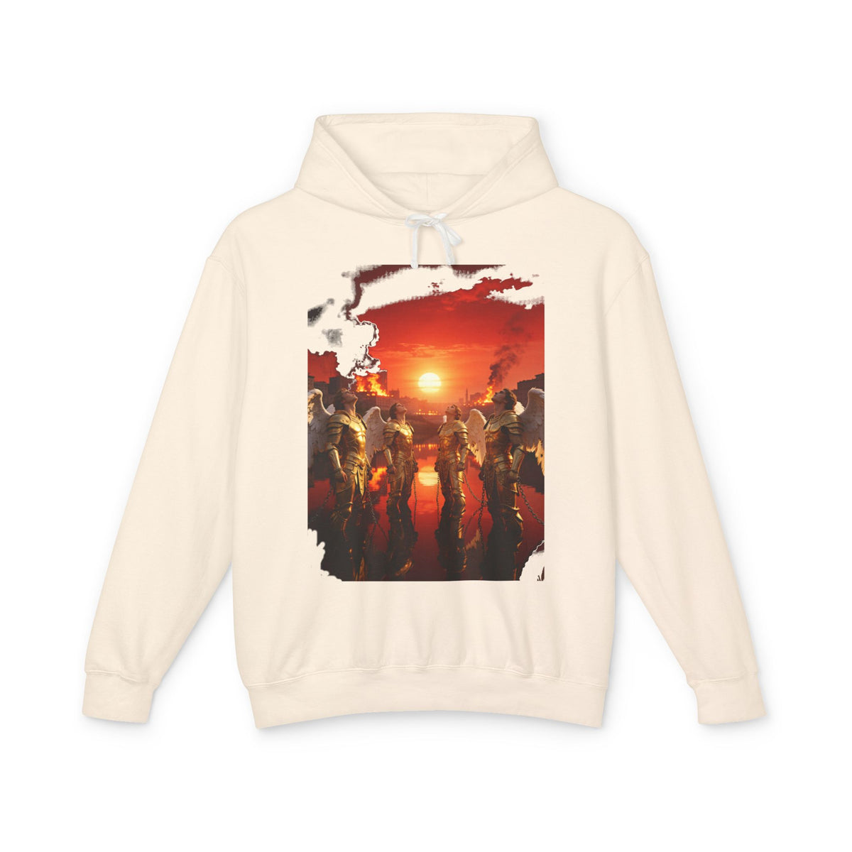 Revelation 9 reveals four fallen angels bound in the Euphrates River Graphic Pullover