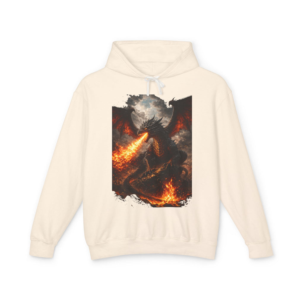 Dragon Fire Hoodie – Mythical Fire-Breathing Dragon Graphic Hoodie