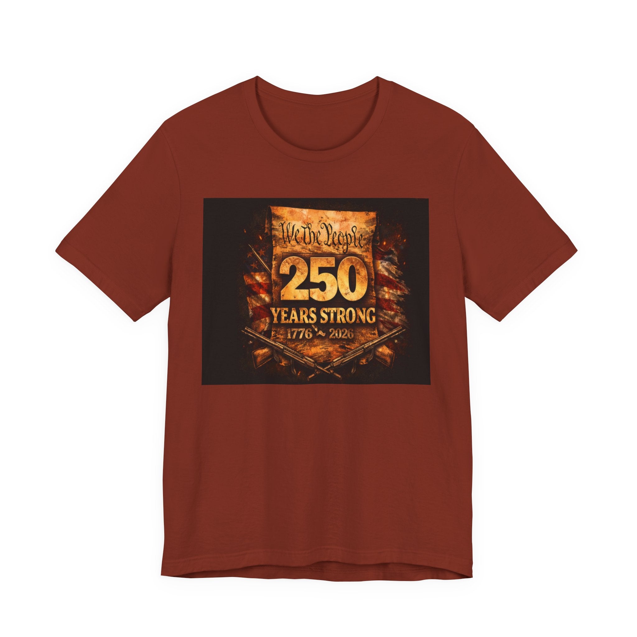 Patriotic 250 Years Strong Tee — 'We the People 1776–2026' Anniversary T‑Shirt