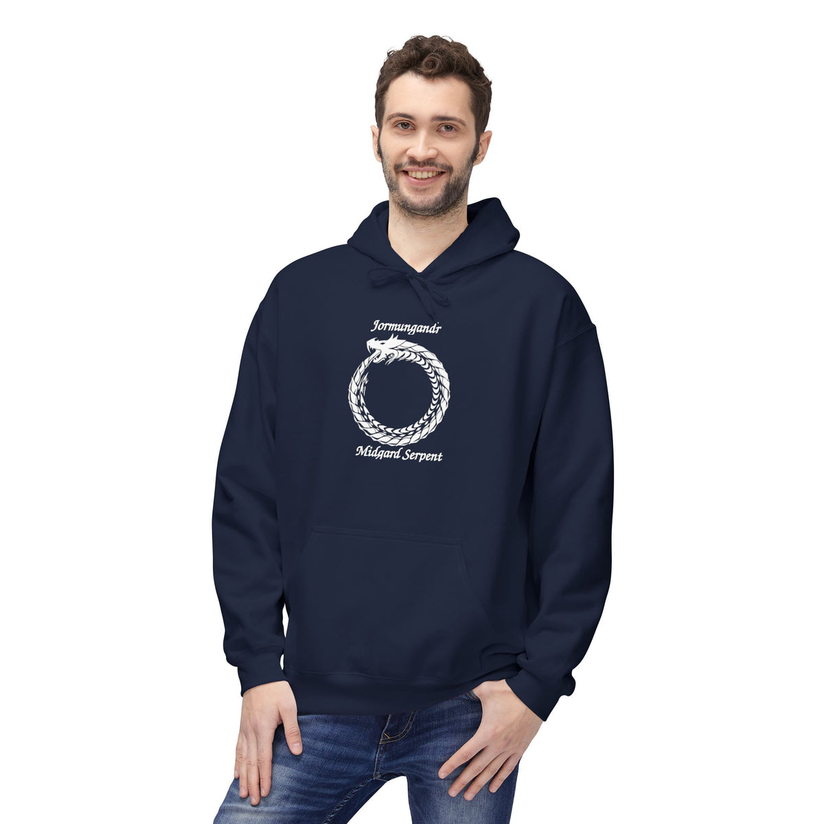 The Serpent – Jörmungandr Ouroboros Hoodie –Viking Symbol