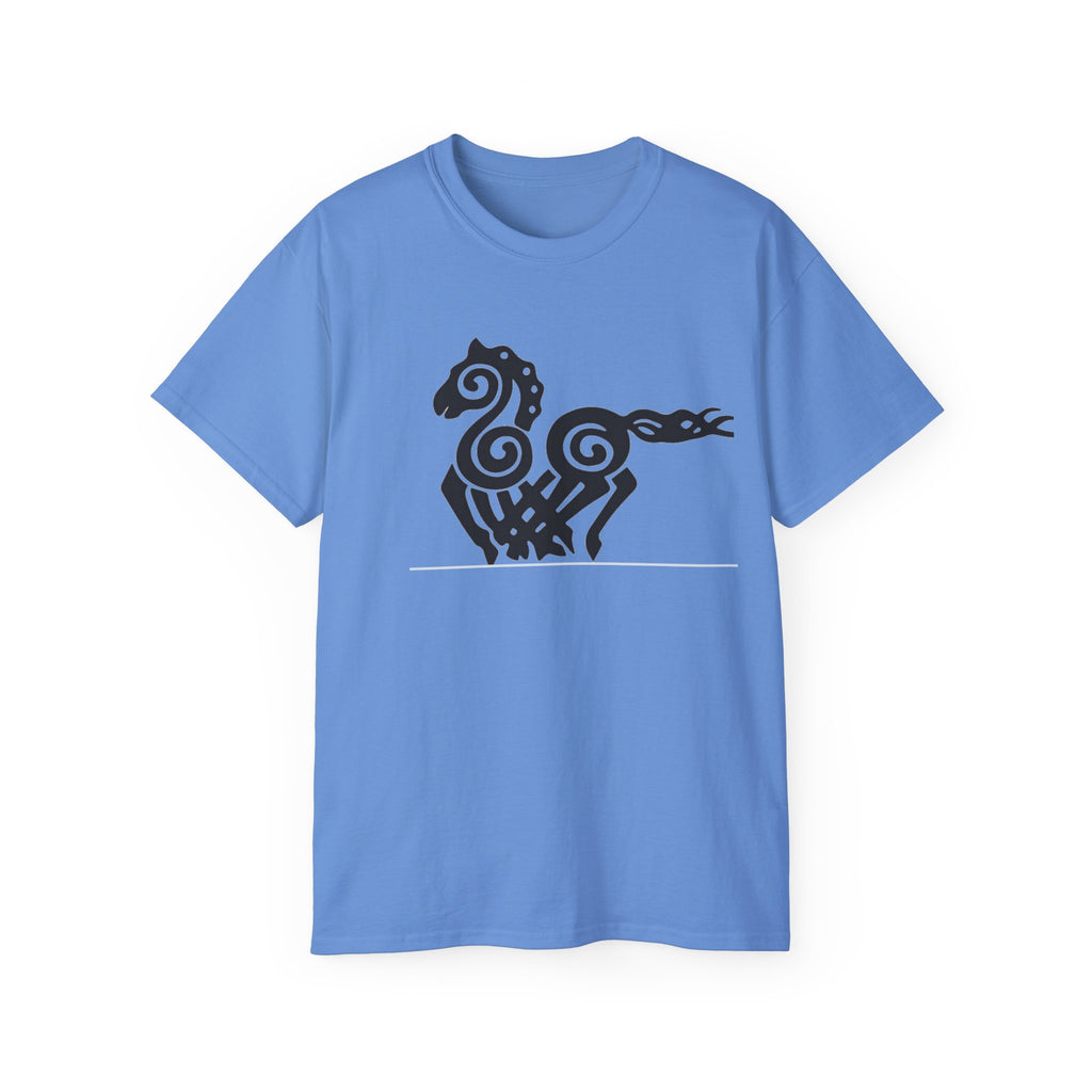 Sleipnir – Odin’s Eight-Legged Horse — Norse Mythic Stallion CottonT-Shirt
