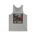 I Support The Troops Tank Top — Patriotic American Flag Military Support Tank