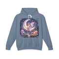Fairy on the Moon Hoodie — Magical Mushroom Night Sky Pullover