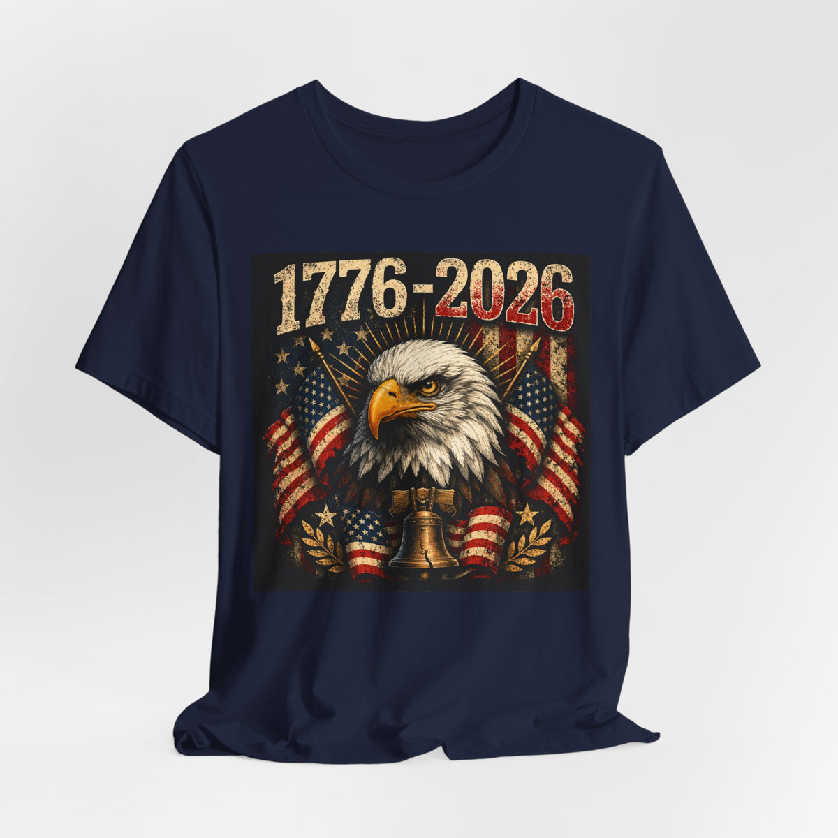 1776-2026 Eagle Flag T-Shirt — Patriotic 250th Anniversary Tee