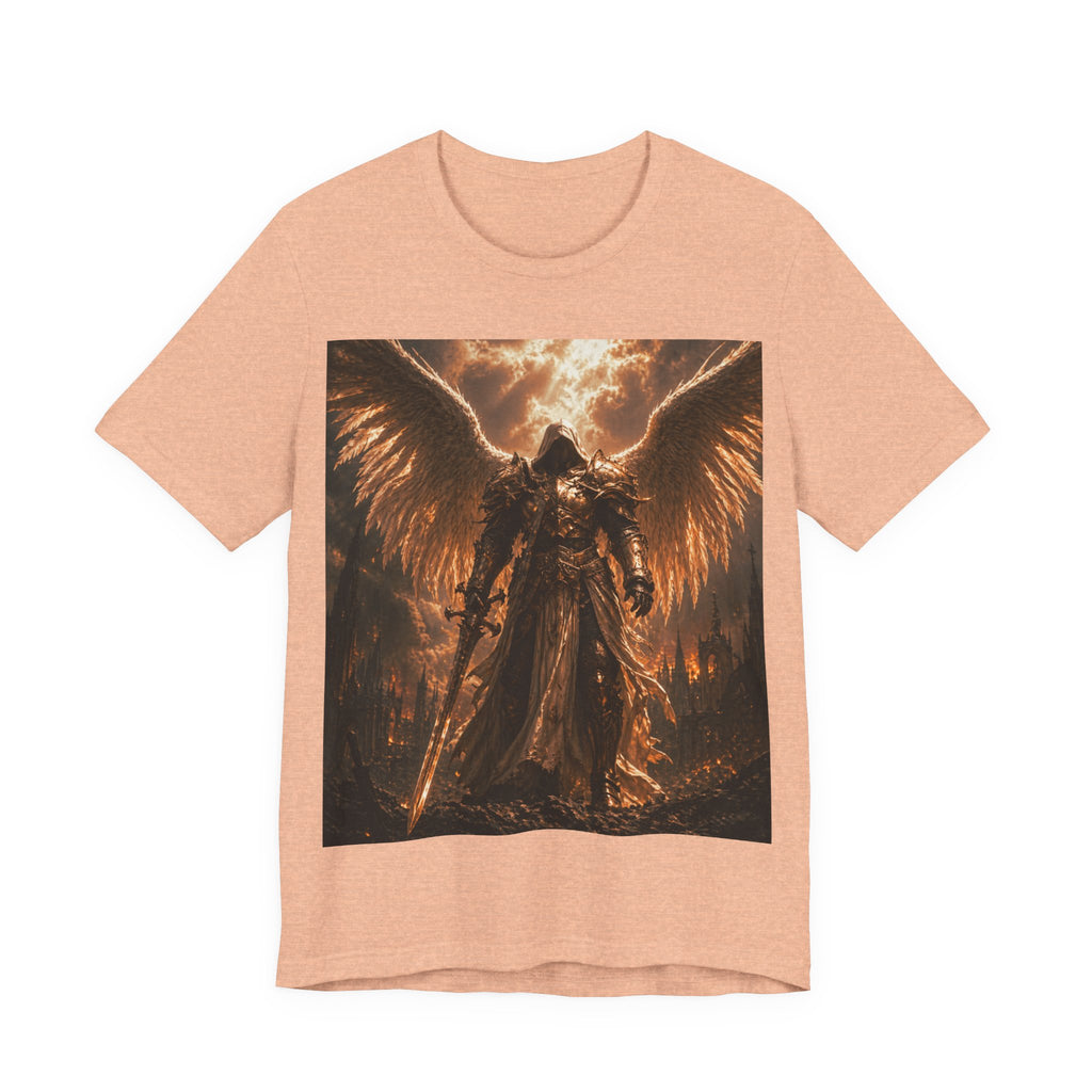 Guaredain Angle -Unisex Jersey Short Sleeve Tee -Warrior of God