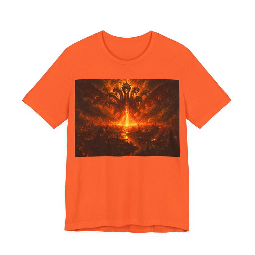 The seven headed dragon from the end of times T‑Shirt — Dark Graphic Tee