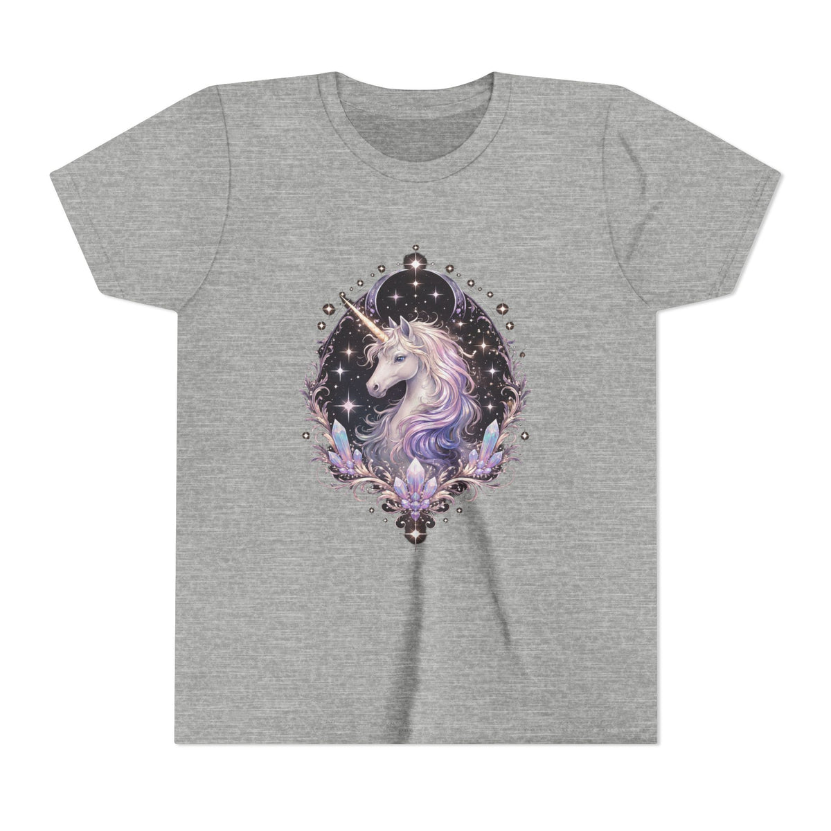 Youth Unicorn Tee — Magical Sparkle Design for Kids