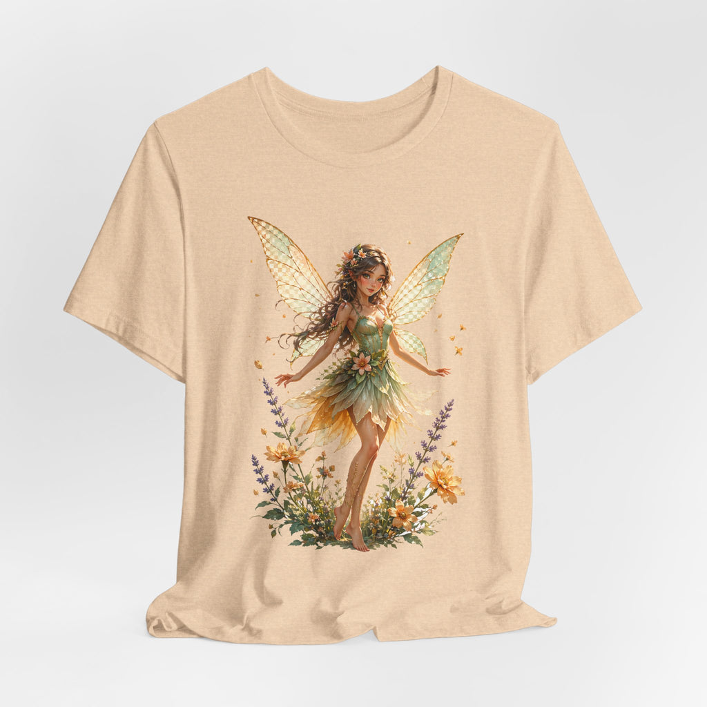 Fairy Garden T-Shirt — Vintage Floral Fairy Illustration Tee