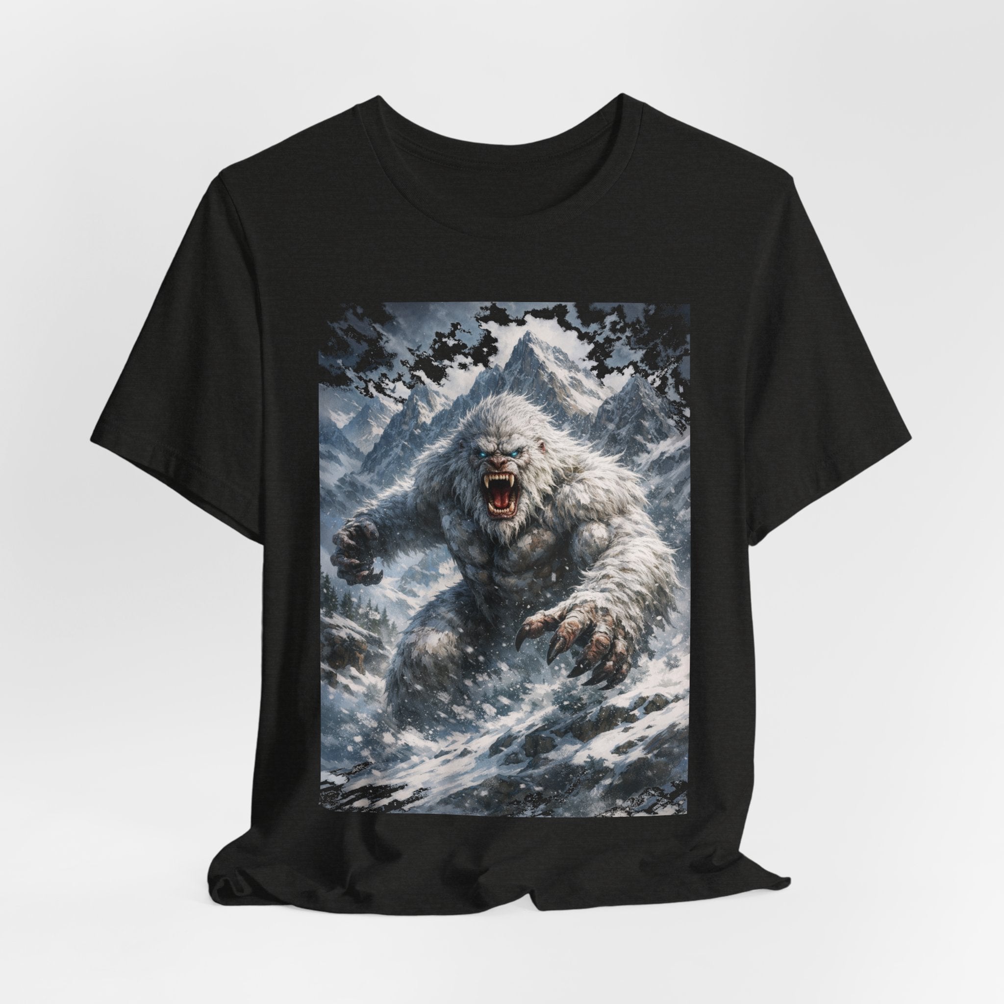 Yeti Monster Tee — Snowy Mountain Sasquatch Graphic T-Shirt