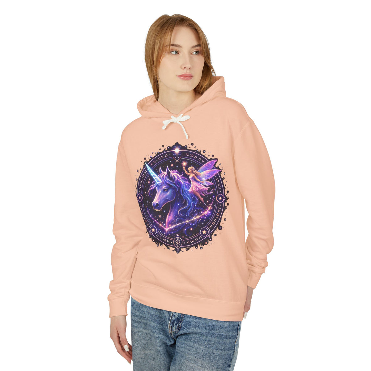 Unicorn Mandala Hoodie — Magical Celestial Unicorn Graphic Sweatshirt