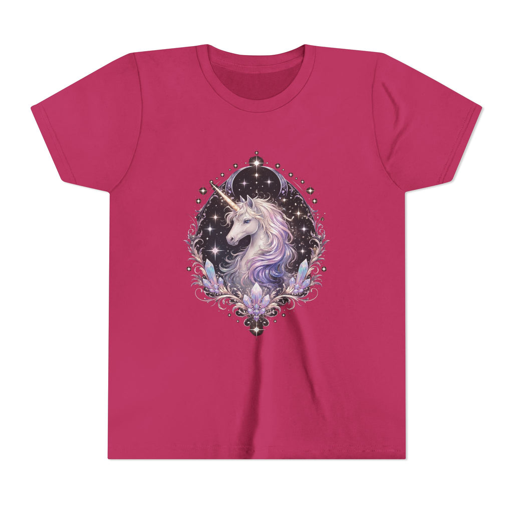Youth Unicorn Tee — Magical Sparkle Design for Kids