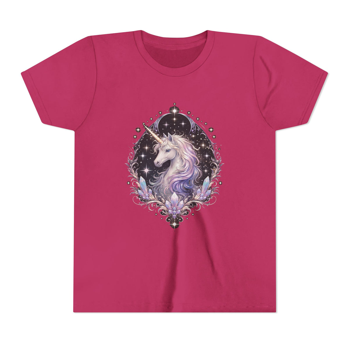 Youth Unicorn Tee — Magical Sparkle Design for Kids