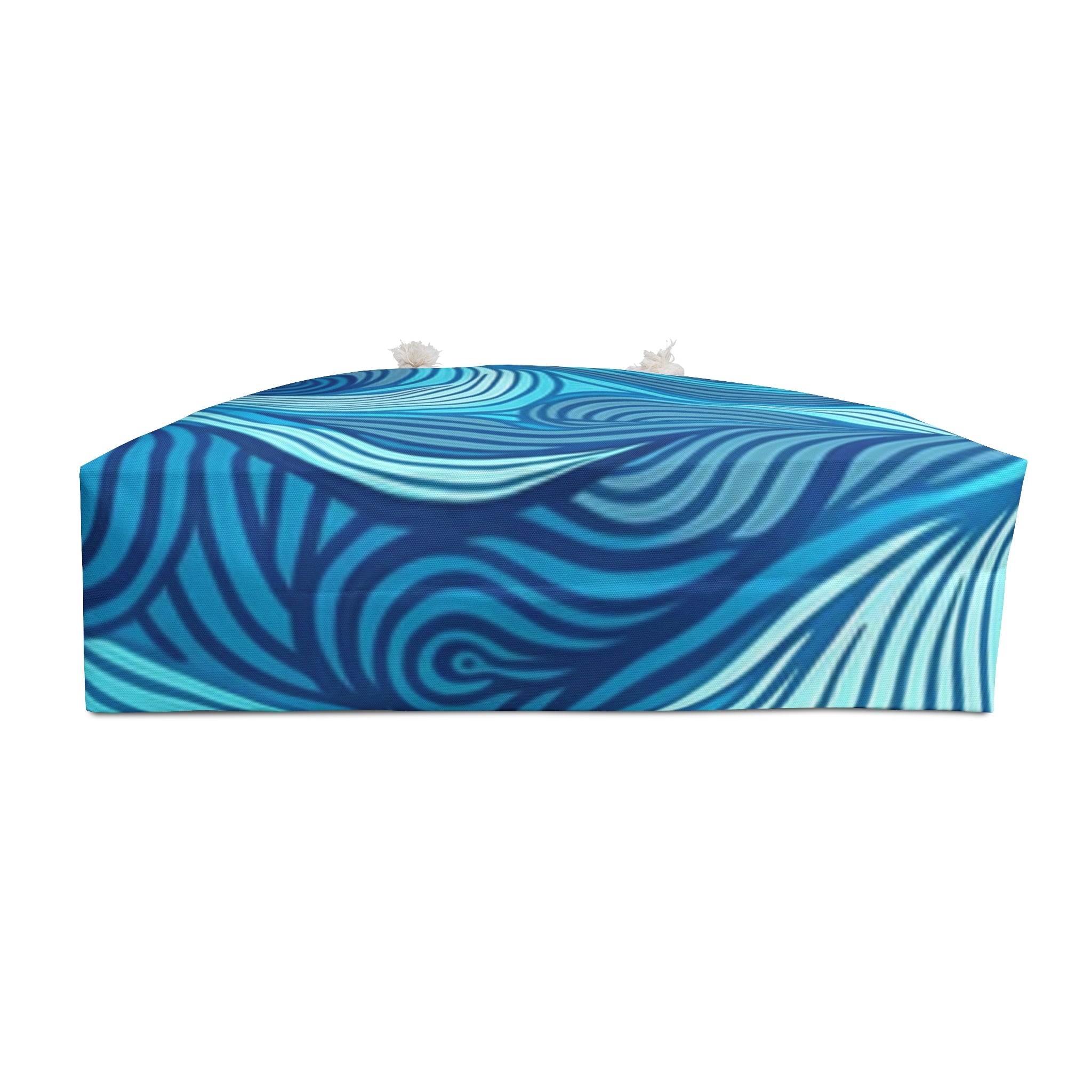 Blue Wave Weekender Bag — Ocean Swirl Travel Tote