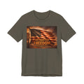 We Fight For Freedom American Flag T‑Shirt