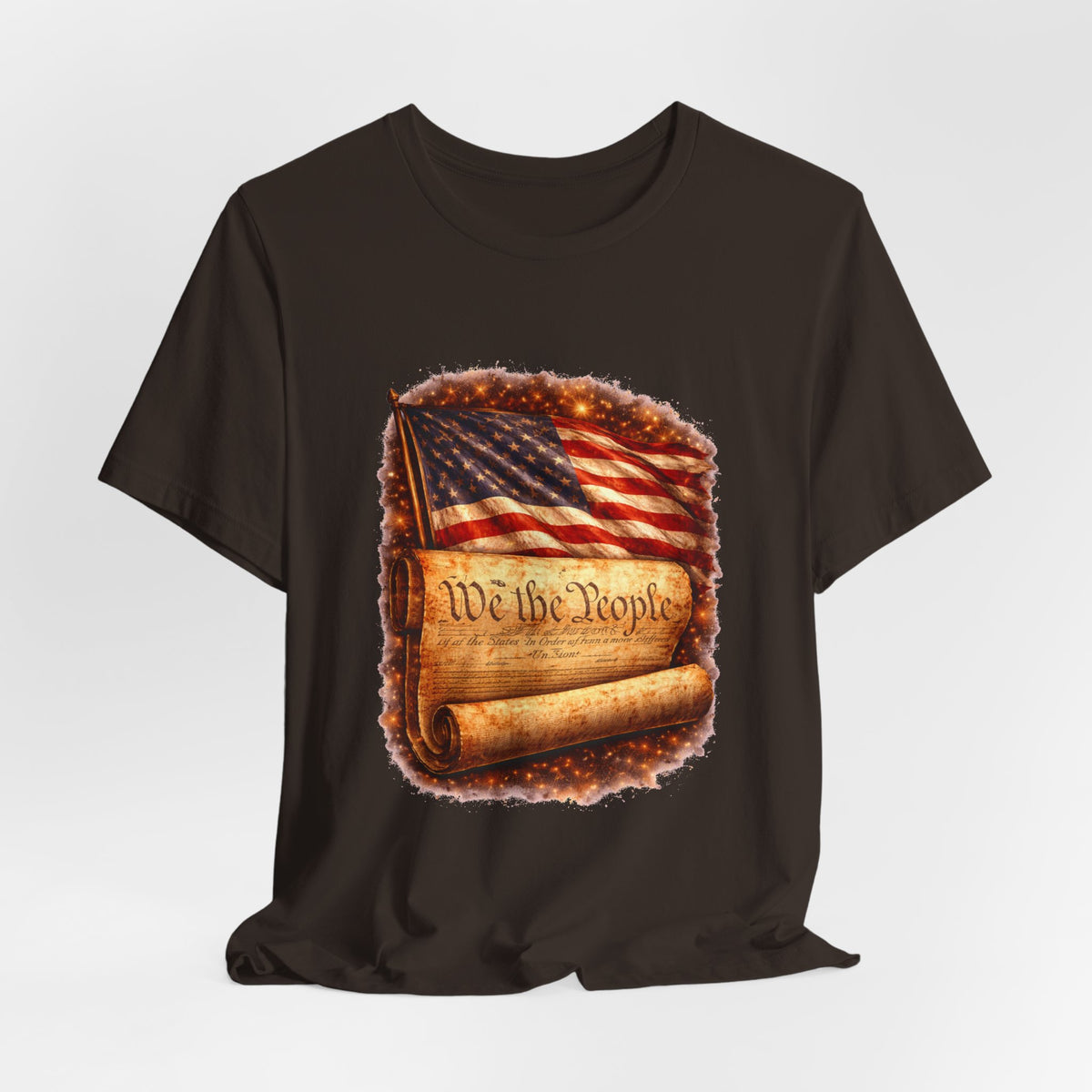 Patriotic 'We the People' T-Shirt — American Flag & Constitution Tee