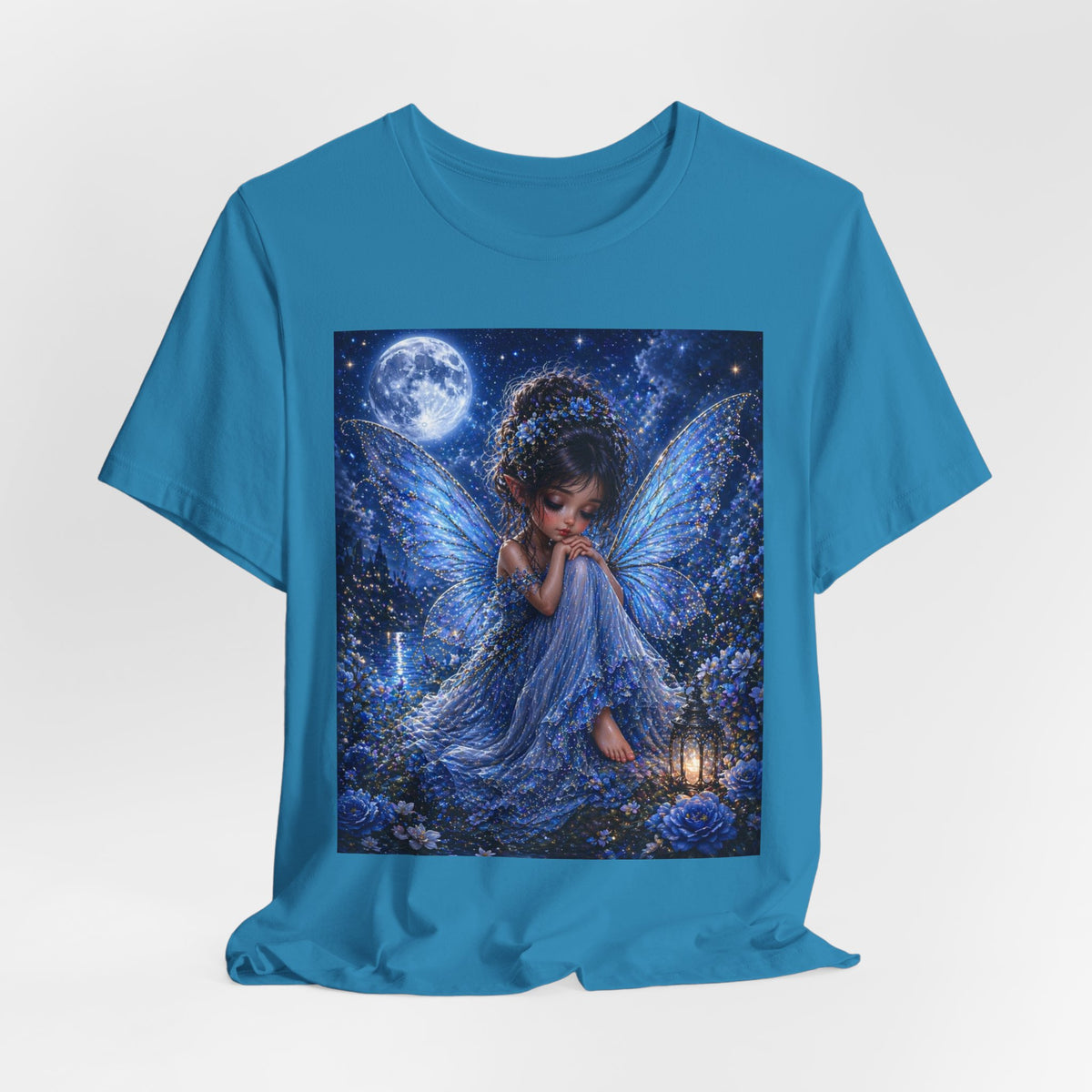 Blue Moon Fairy T-Shirt — Nighttime Fantasy Angel Tee