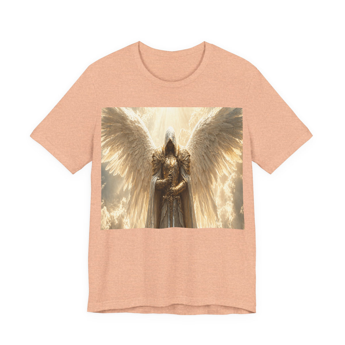 Guardian Angel Graphic Tee — Golden Archangel Design
