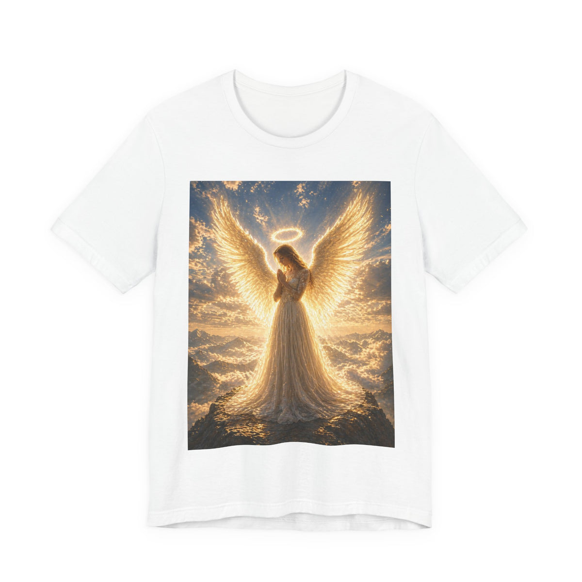 Angle praying Unisex Jersey Short Sleeve Tee