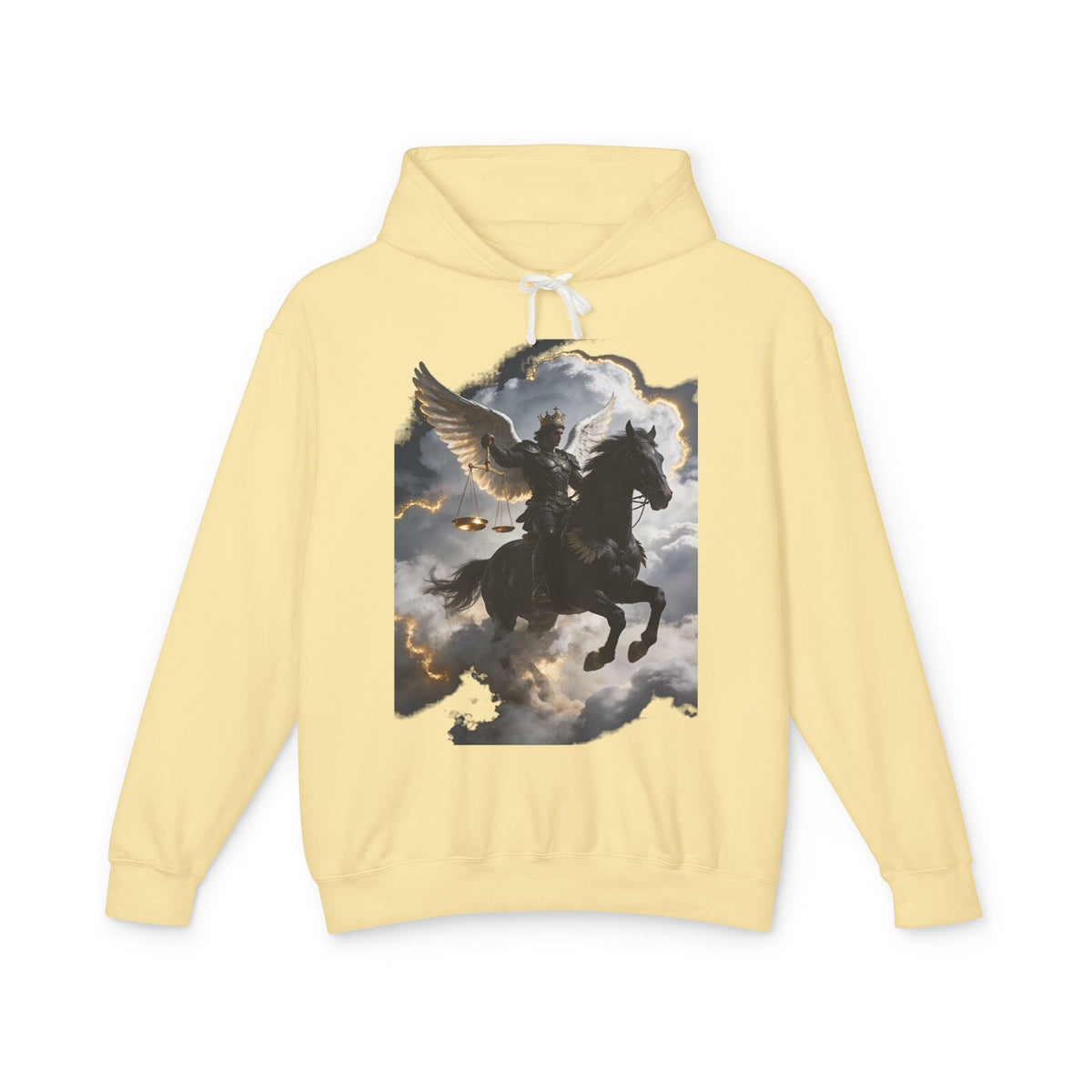 The black horse from Revelation 6:5-6-hoodie!