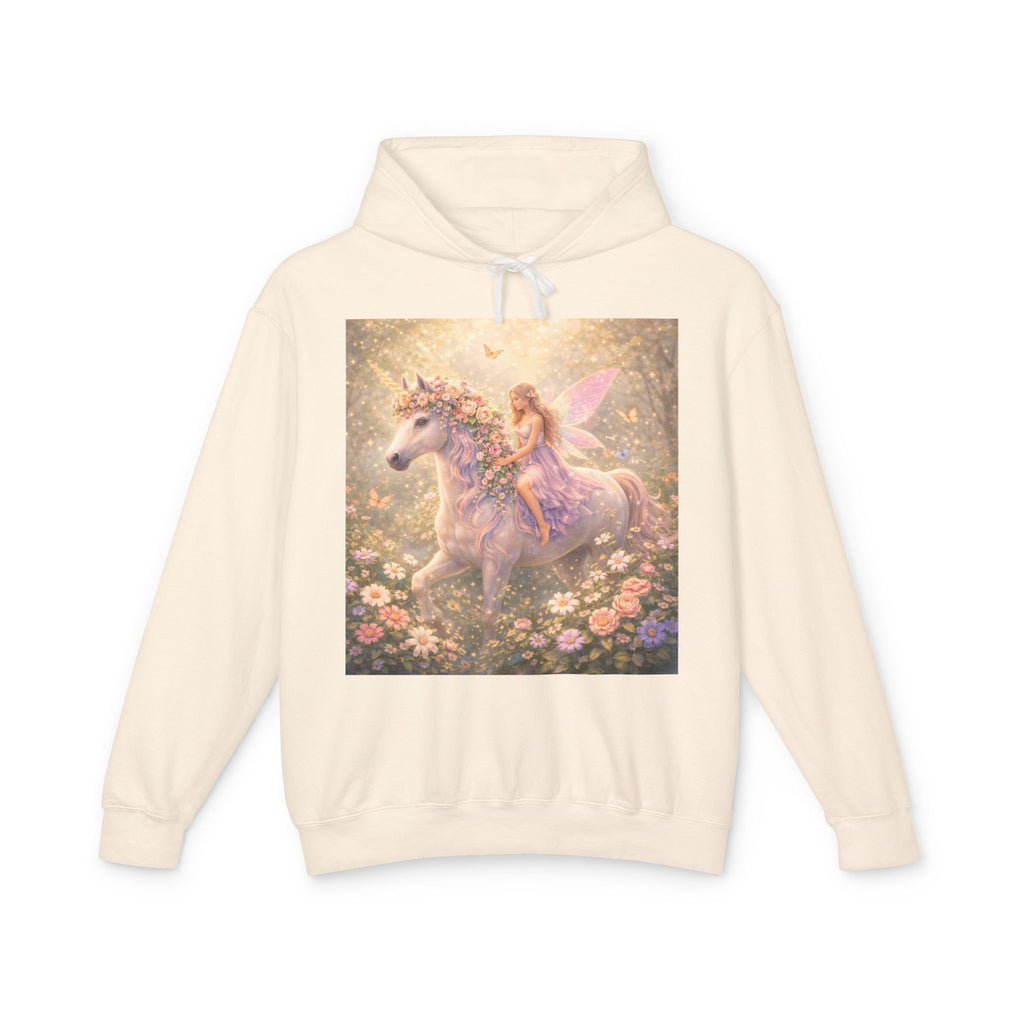 Fairy & Unicorn Hoodie — Whimsical Pastel Fantasy Pullover