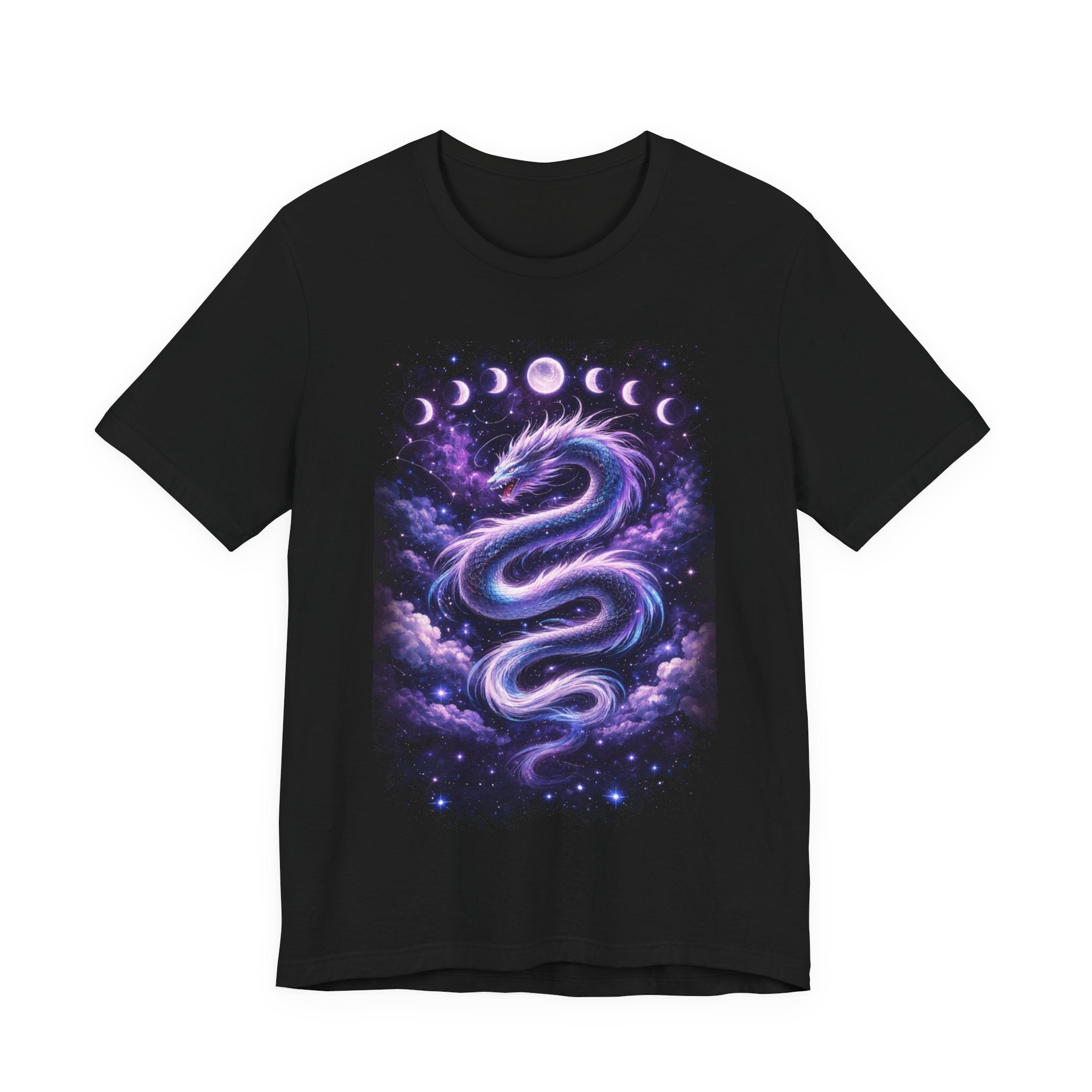 Mystic Moon Dragon T-Shirt — Cosmic Lunar Phases Tee
