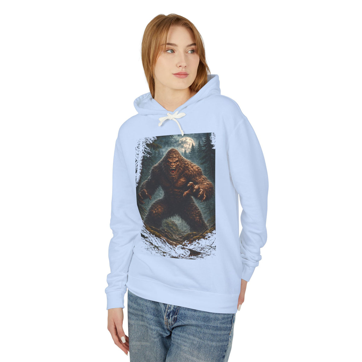 Bigfoot Forest Hoodie – Sasquatch Graphic Pullover