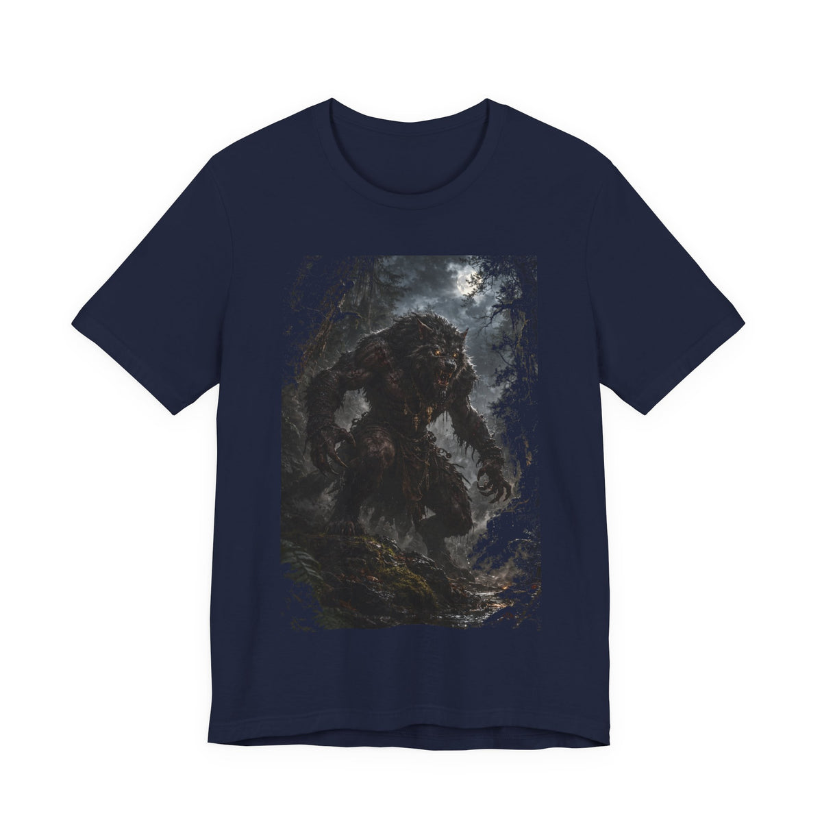 Were wolf in Dark Forest -A Mythocal Monster from the past! Graphic Tee