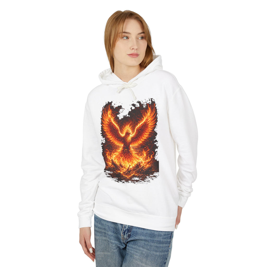 Phoenix Fire Hoodie – Flaming Phoenix Graphic Hooded Sweatshirt