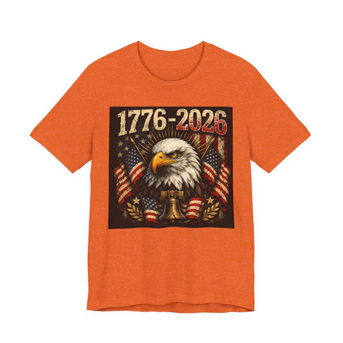 1776-2026 Eagle Flag T-Shirt — Patriotic 250th Anniversary Tee