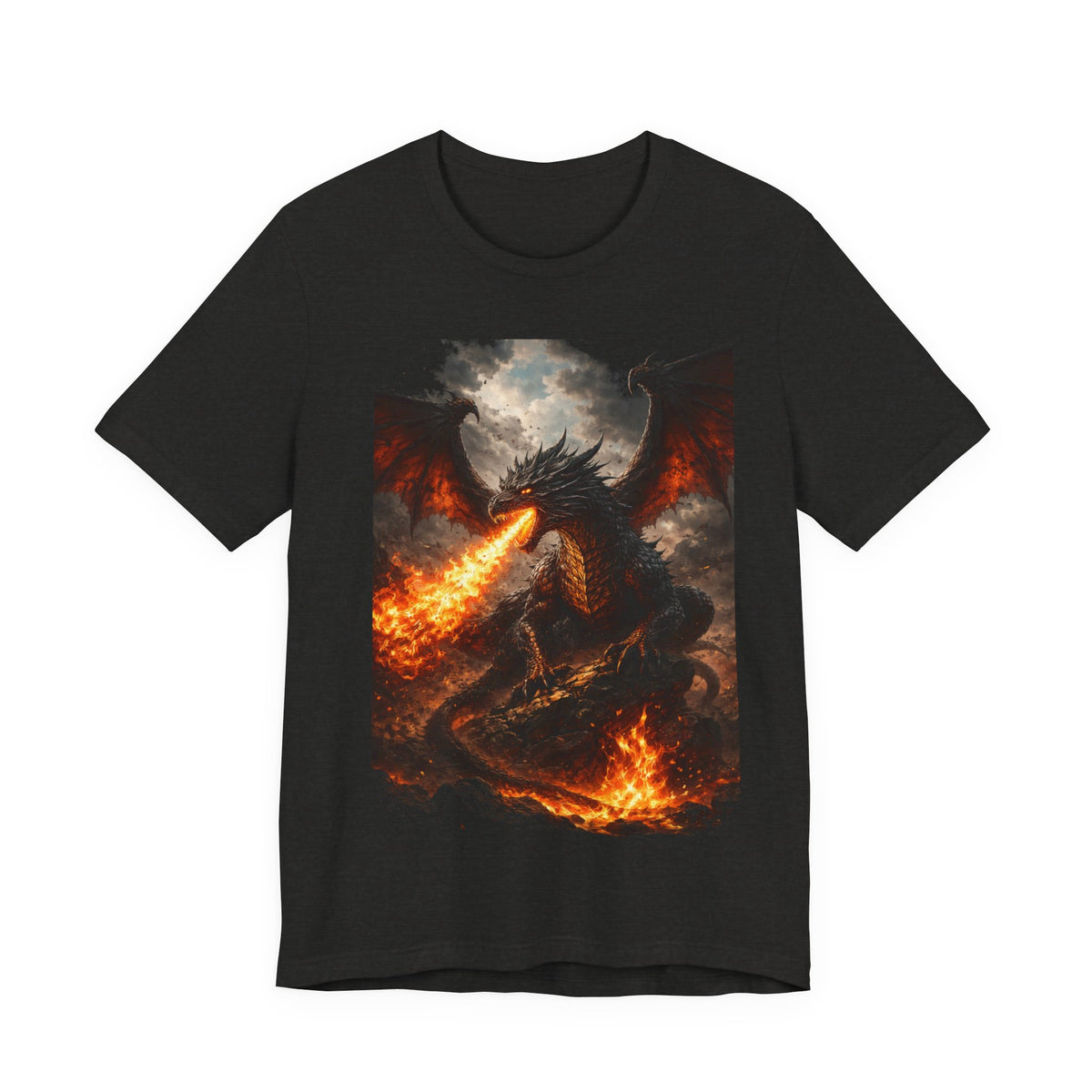 Dragon Fire T‑Shirt — Fiery Fantasy Graphic Tee